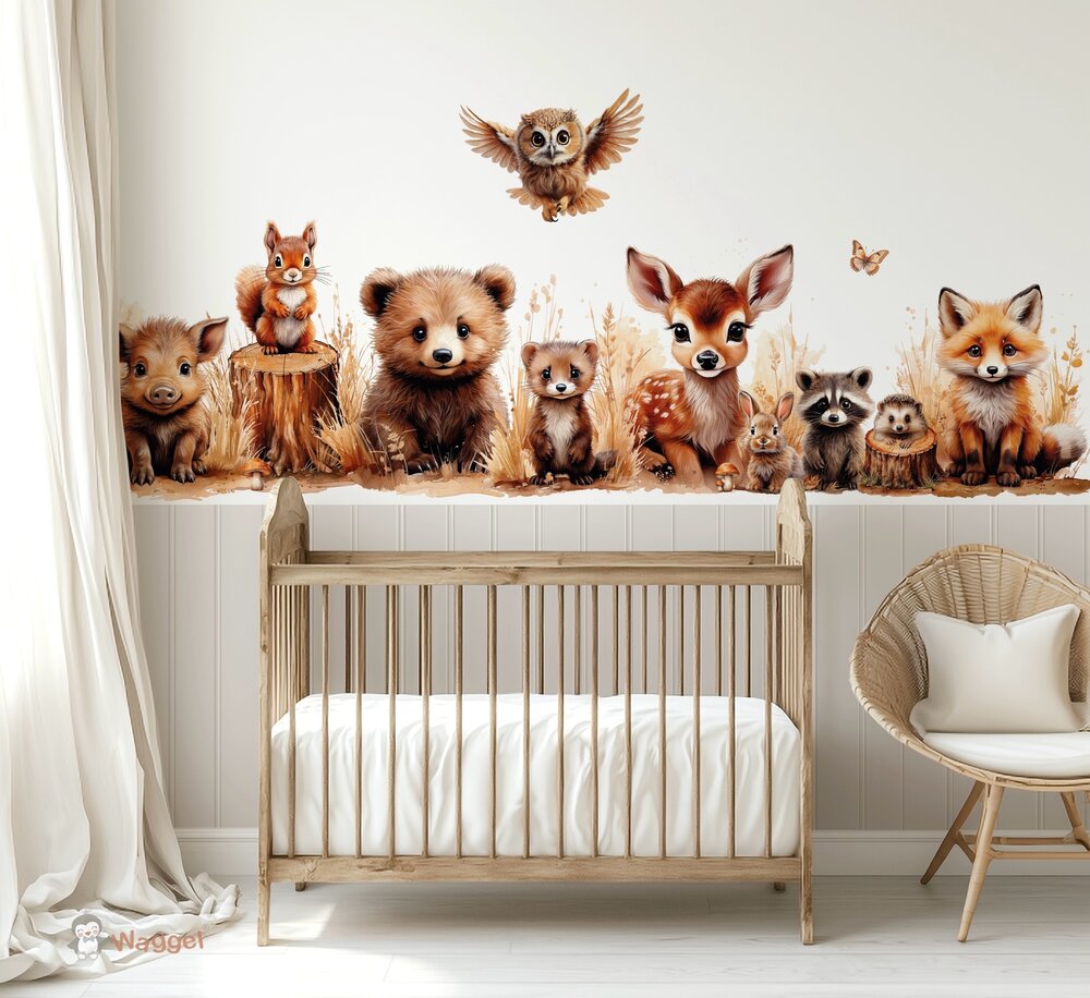 bosdieren behang