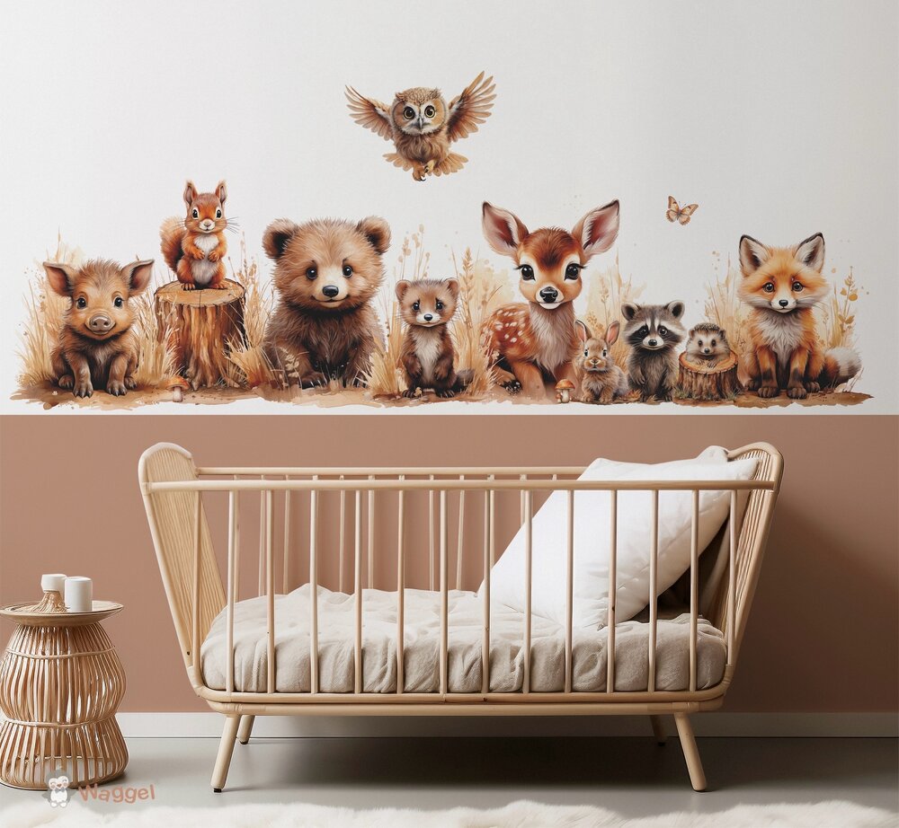 bosdieren behang