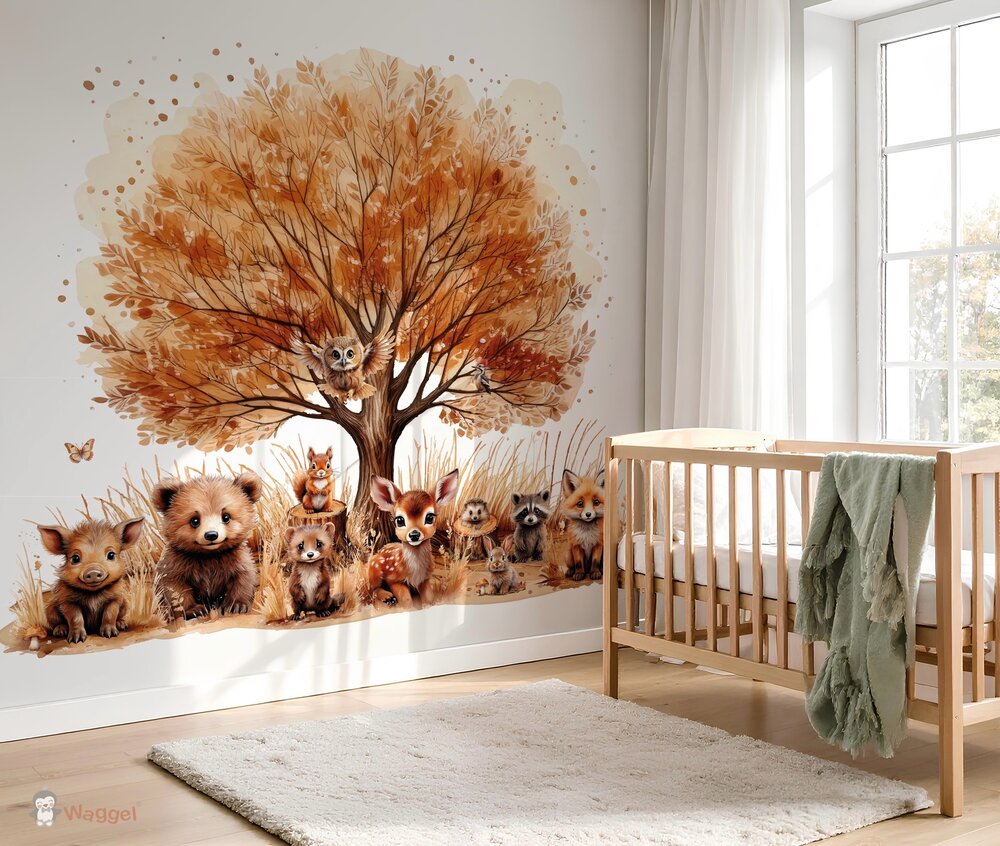 bosdieren behang