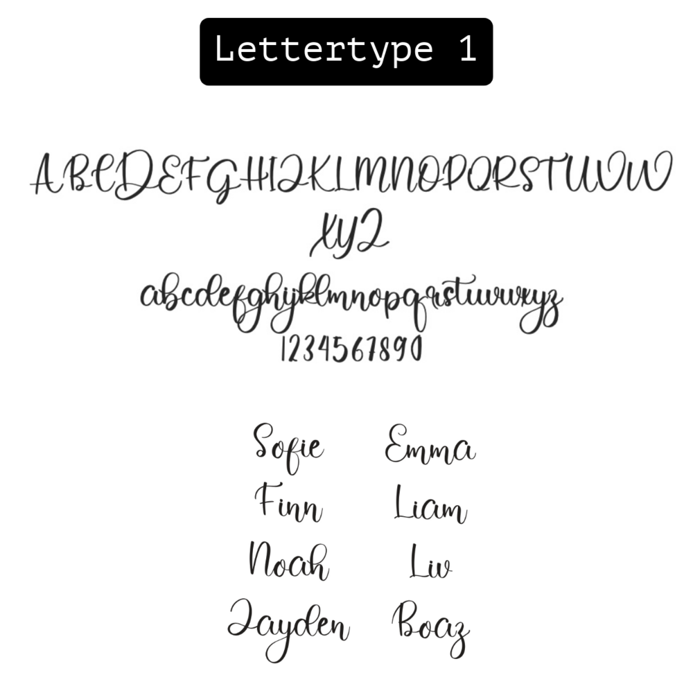 lettertype 1