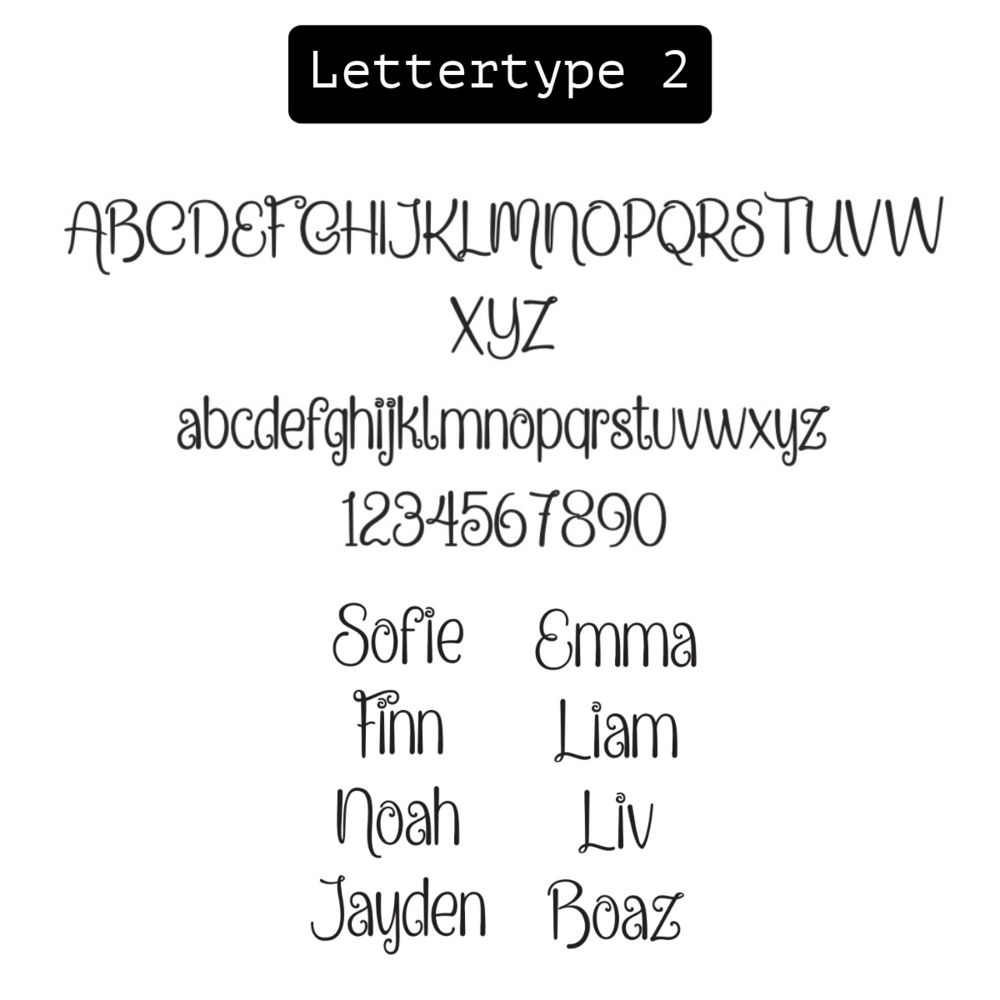 lettertype 2