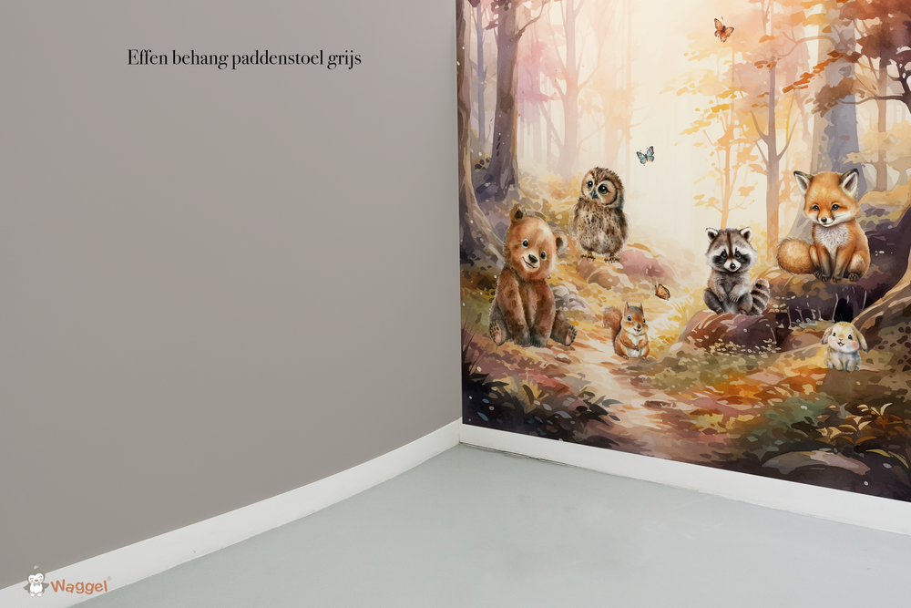 Behang effen bijpassend bij Magic Forest &quot;Morning sun&quot;