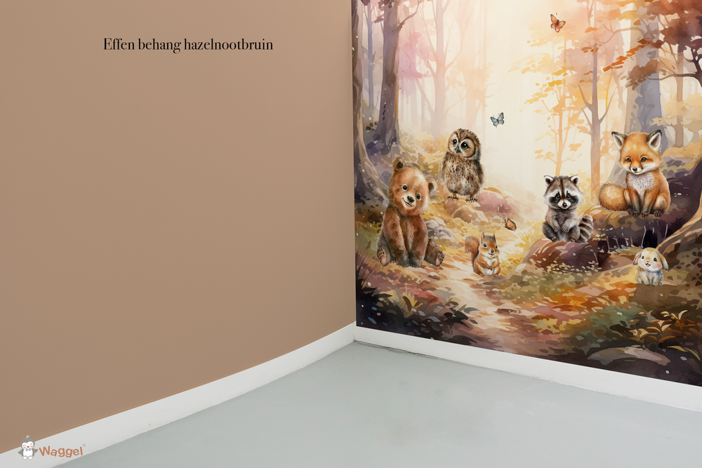 Behang effen bijpassend bij Magic Forest &quot;Morning sun&quot;