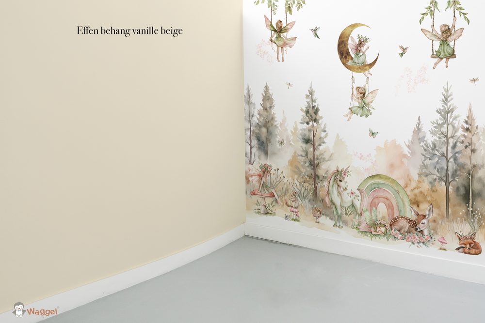 Behang effen bijpassend bij Magical world