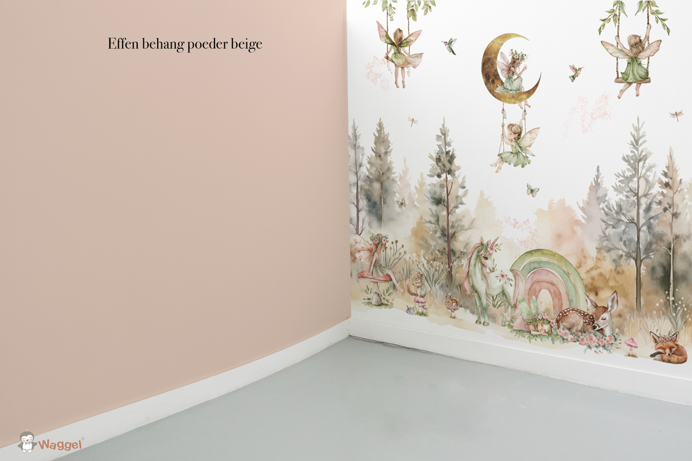 Behang effen bijpassend bij Magical world