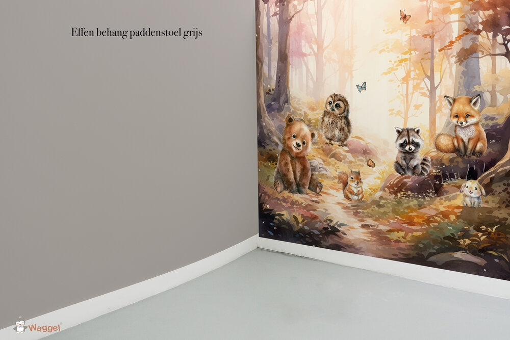 Behang sample effen bijpassend bij Magic Forest &quot;Morning sun&quot;