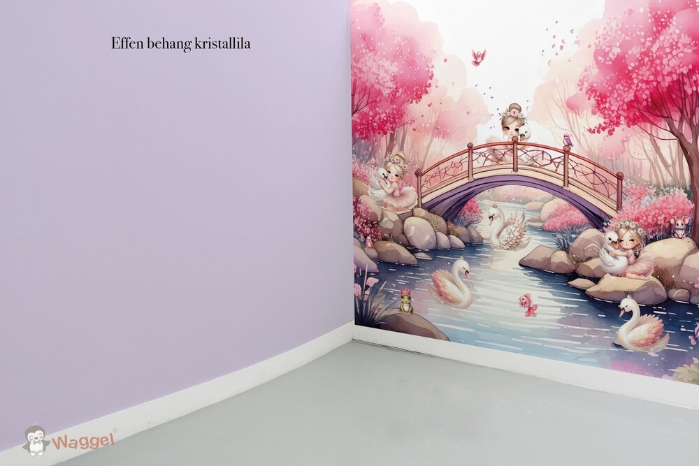 Behang effen bijpassend bij Ballerina girl