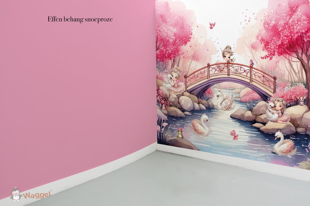 Behang effen bijpassend bij Ballerina girl