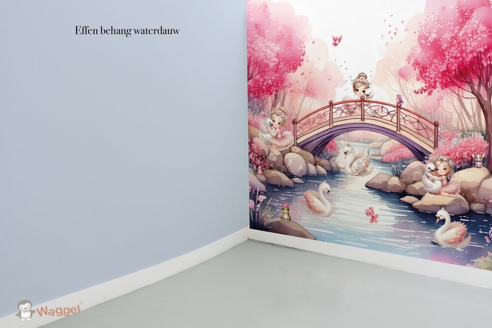 Behang effen bijpassend bij Ballerina girl