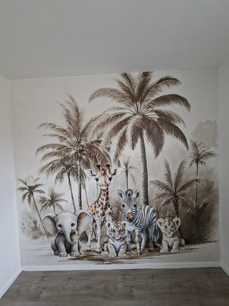 Behang Jungle naturel Little ones Adventure