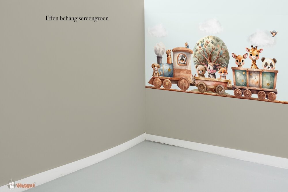 Behang effen op rol bijpassend bij Happy Tails