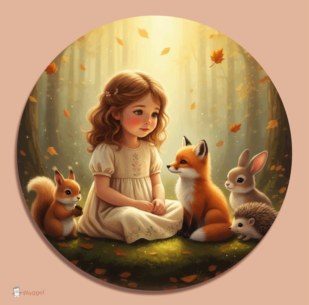 Muurcirkel Whispering Woods &quot;Autumn Whispers&quot;