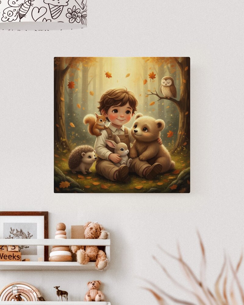 Canvas Whispering Woods &quot;Among Friends&quot;