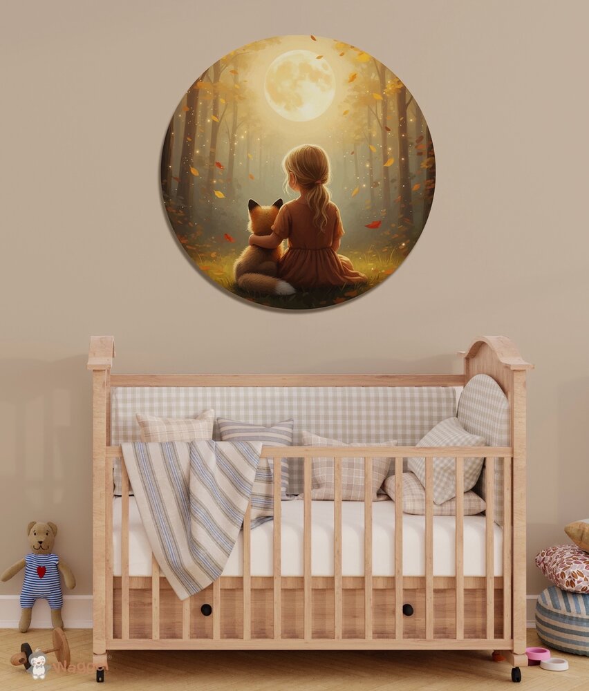 Muurcirkel Whispering Woods &quot;Under the moonlight&quot;