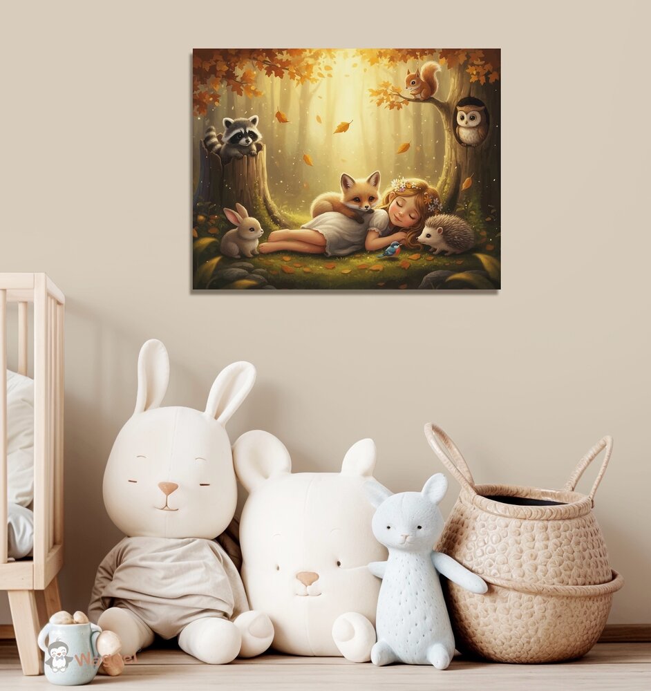 Muurdecoratie Whispering Woods &quot;Sleeping beauty&quot;