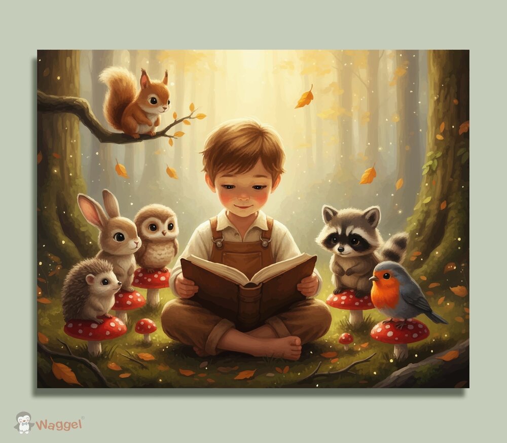 Muurdecoratie Whispering Woods &quot;Story Time&quot;