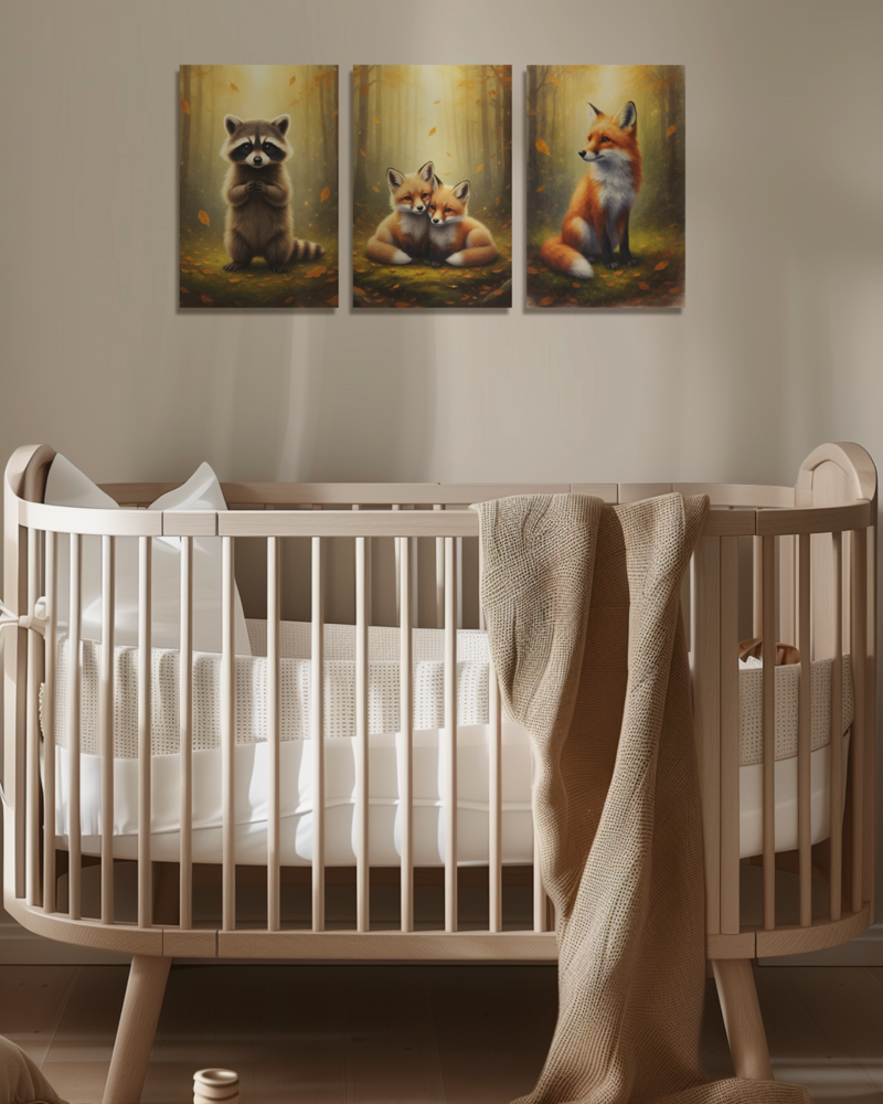 Muurdecoratie Whispering Woods set van 3 &quot;Mix en Match&quot;