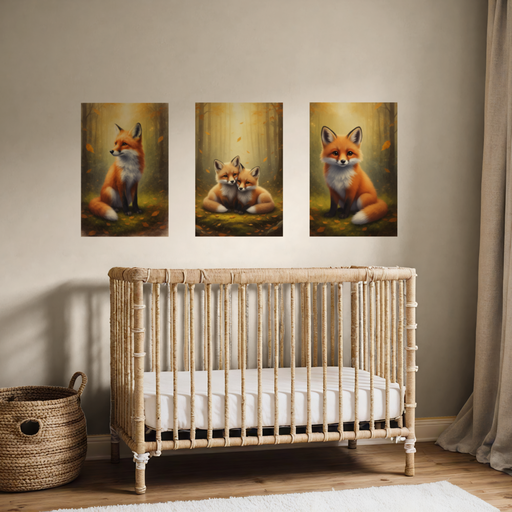 Muurdecoratie Whispering Woods set van 3 &quot;Mix en Match&quot;