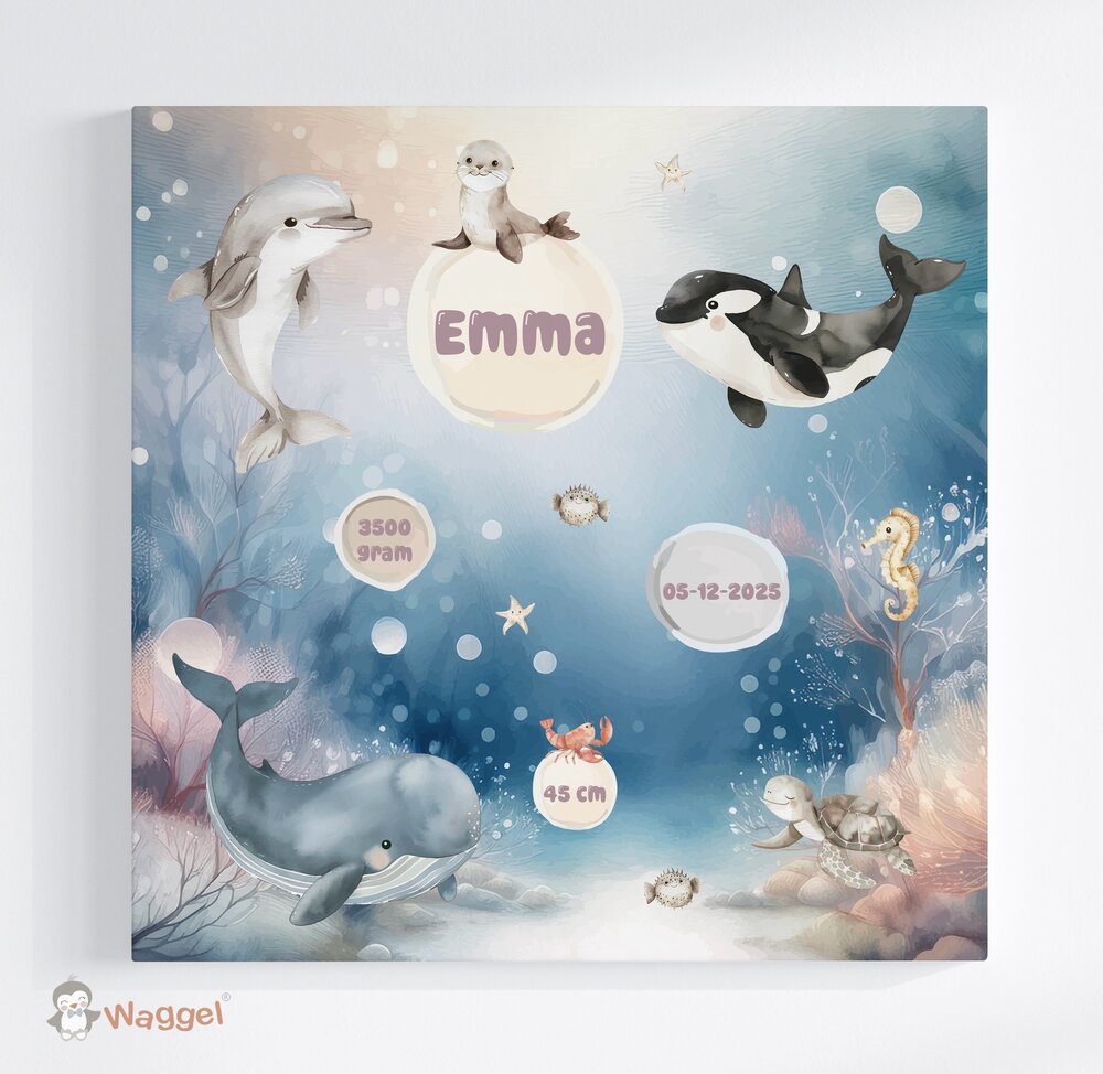 Geboorteschilderij Sweeties of of the sea