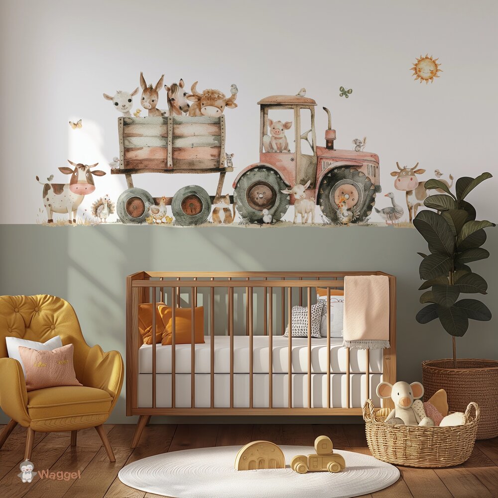 boerderijdieren behang