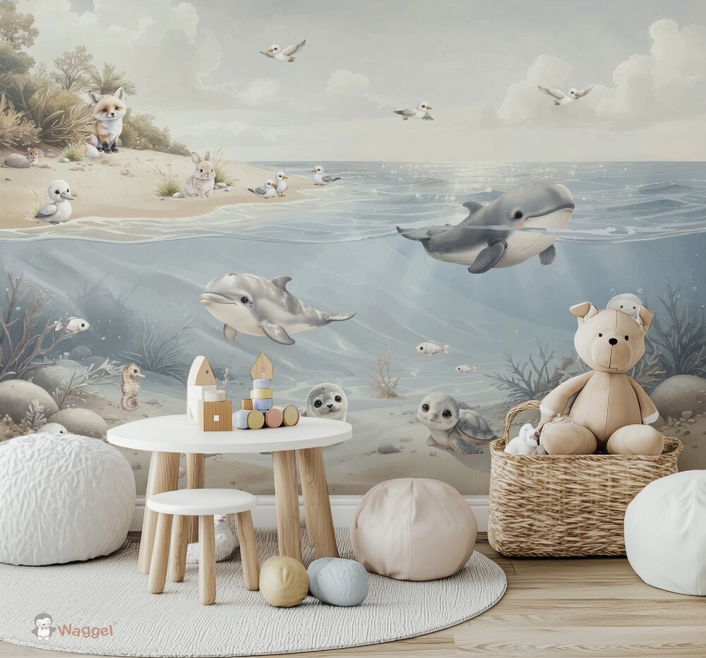 Naadloos fotobehang Gentle Shores