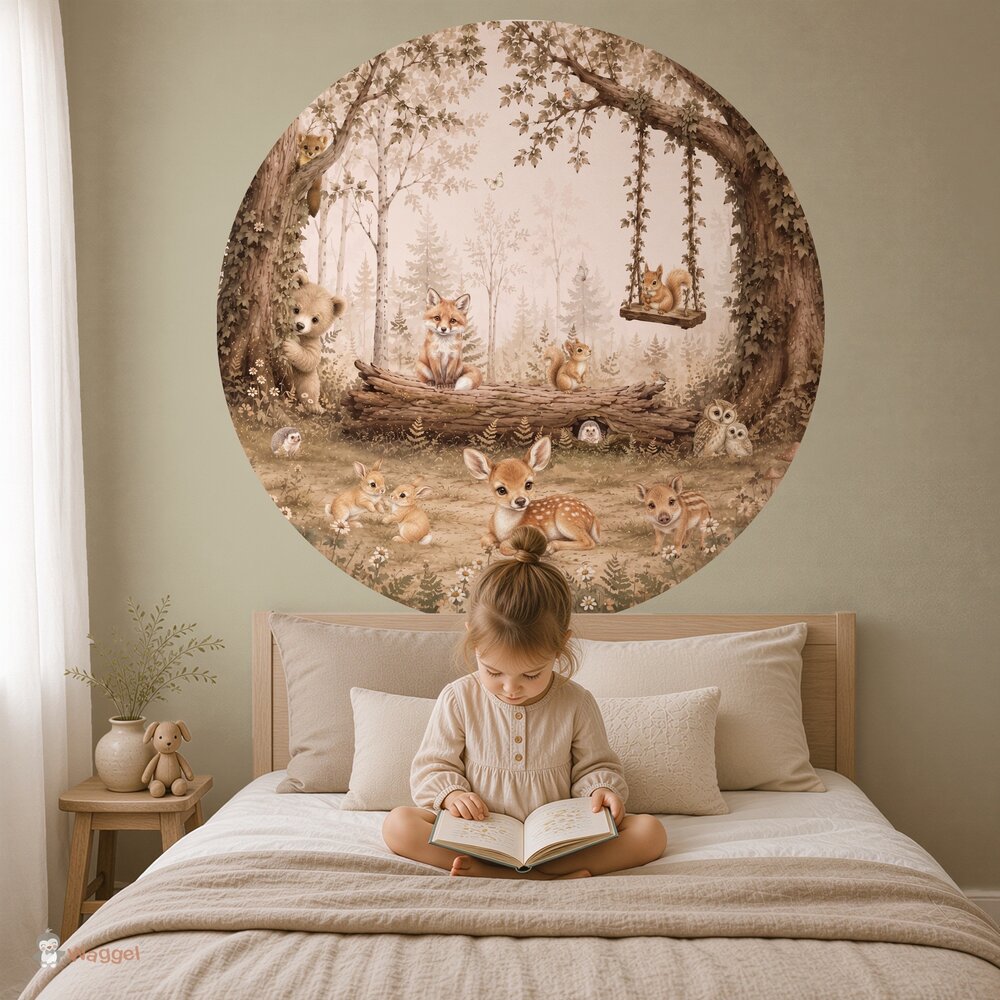 Behangcirkel Dreamy Woodland