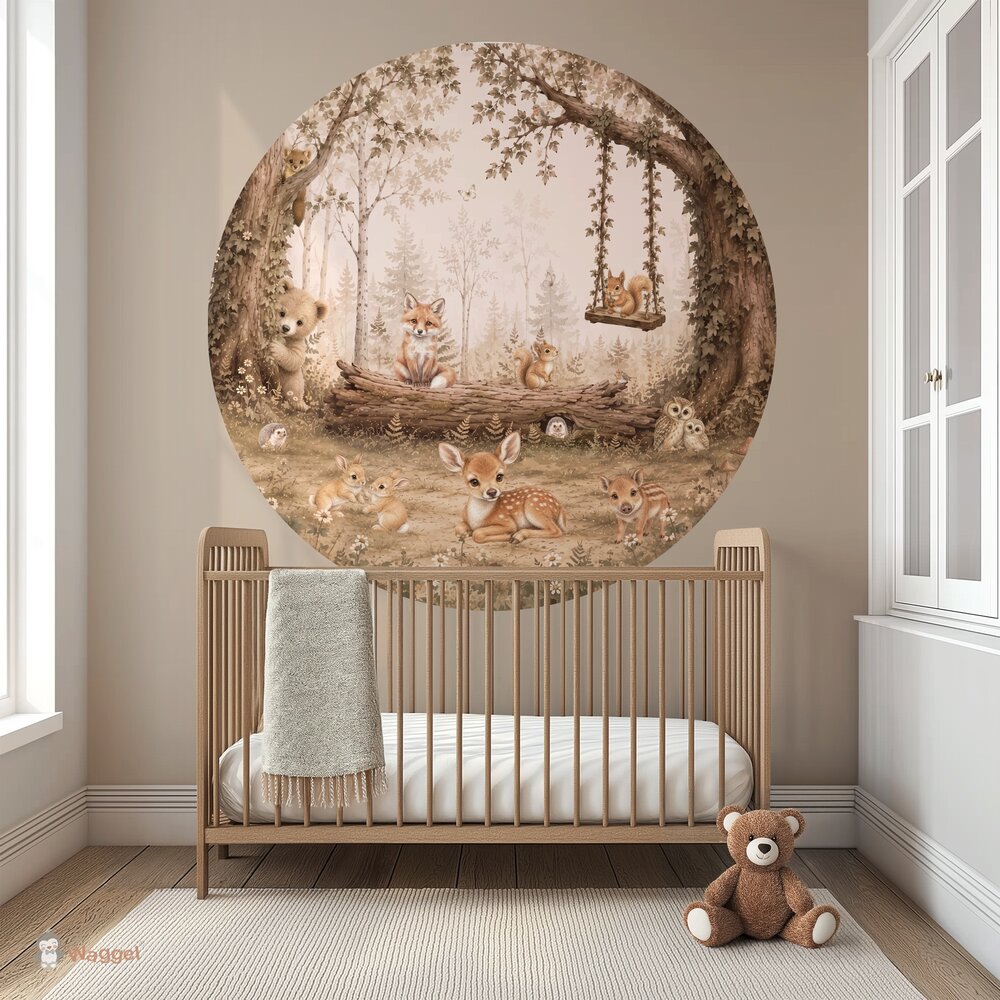 Behangcirkel Dreamy Woodland