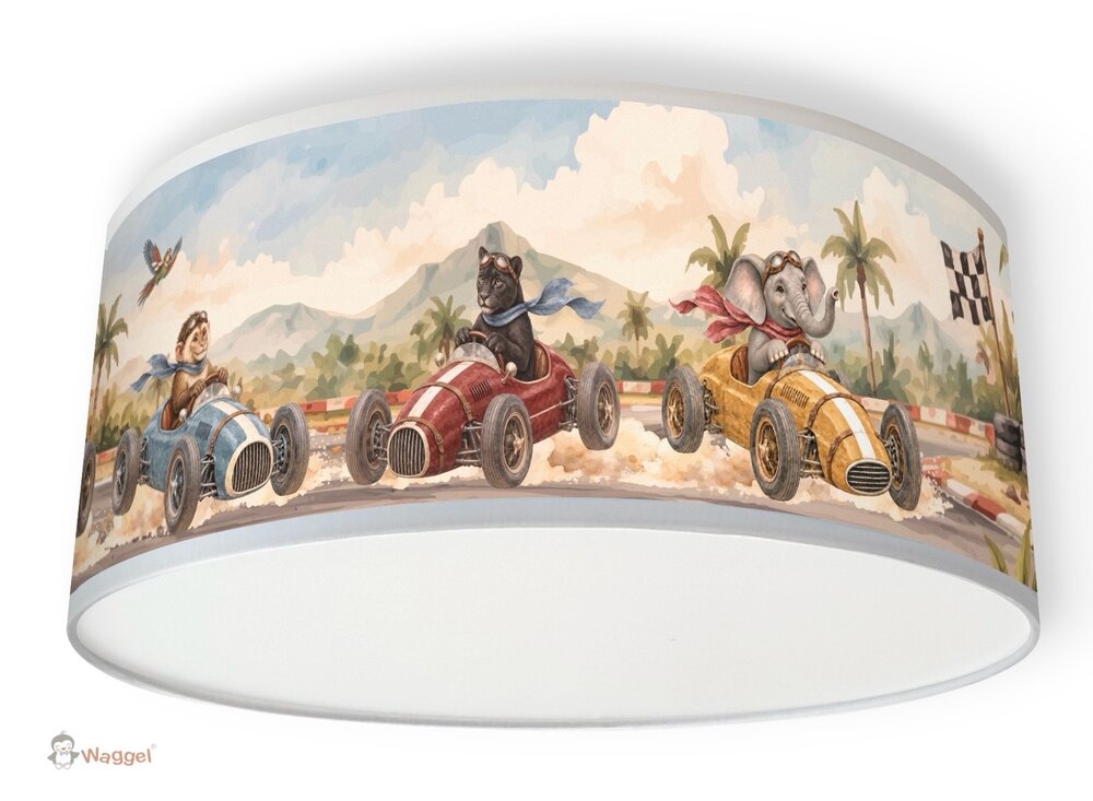Plafondlamp Racing World Jungle 