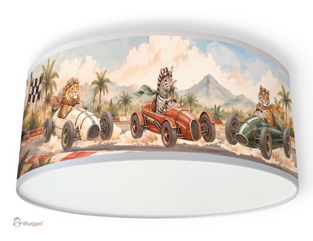 Plafondlamp Racing World Jungle 