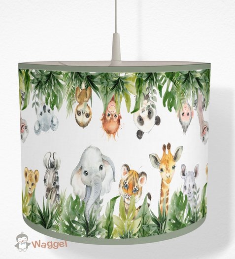 Waardig Spruit moord Safari hanglamp baby-en-kamer-decoratie - Waggel® en vriendjes