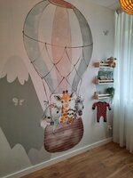 behang jungle luchtballon