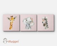 jungle canvas roze