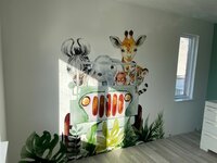 Behang jungle jeep 