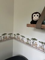 jungle behangrand kinderkamer
