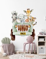 Behang jungle jeep 