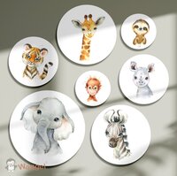 jungle muurcirkels