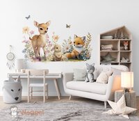 bosdieren behang