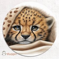 cheetah muurcirkel