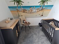 Behang jungle cuties beach