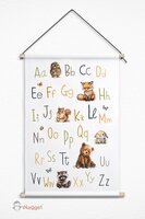 bosdieren alfabetposter