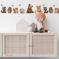stickerrand bosdieren