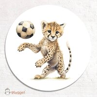 cheetah muurcirkel