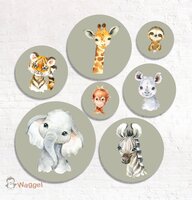 jungle muurstickers