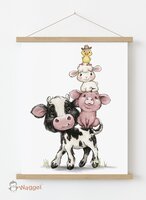 poster met koe
