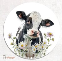 muurcirkel met koe
