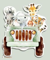 jungle muurdecoratie