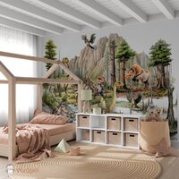 Behang Dinosaur World