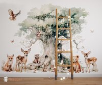 bosdieren behang