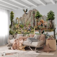 behang dinosaurus