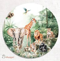 jungle muurcirkel